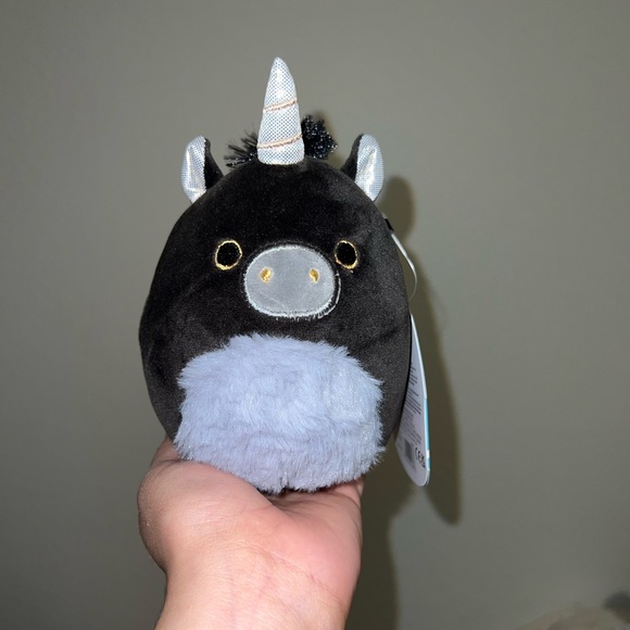 New 5” Nicolita Black And Gray Unicorn Squishmallows - Picture 1 of 10